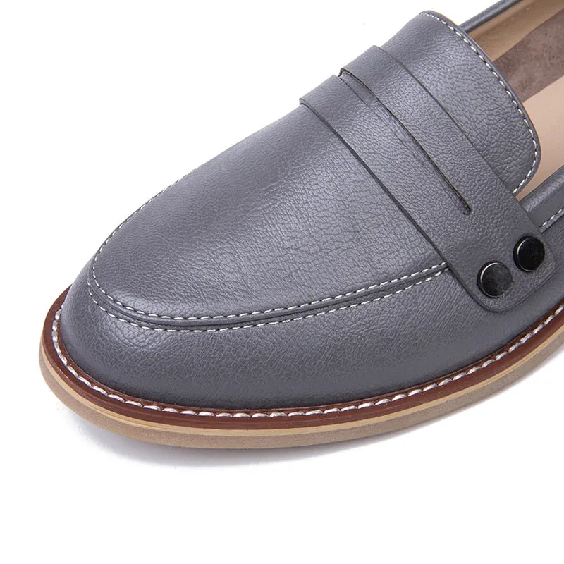 Women's Spring/Autumn Casual Round Toe Loafers