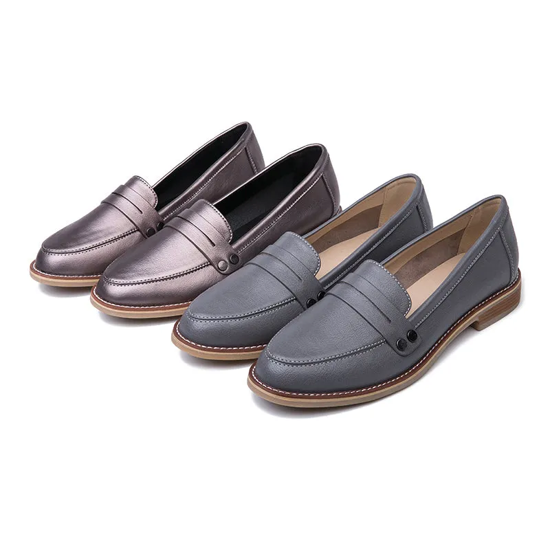 Women's Spring/Autumn Casual Round Toe Loafers